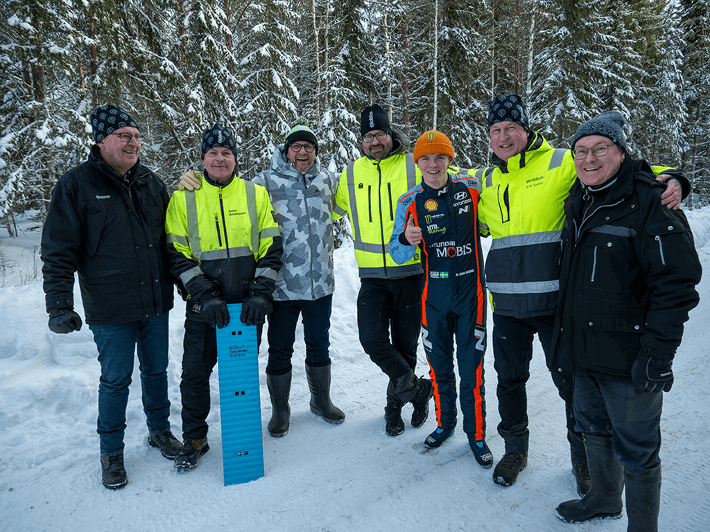 Olofsfors AB säkrar vägarna inför Rally VM 2022